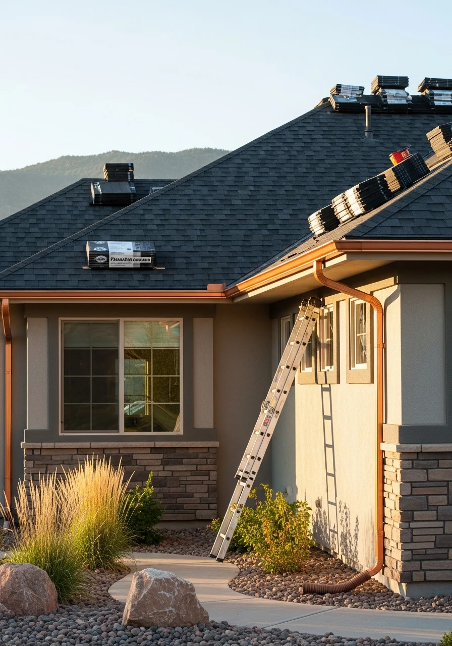 Quality home construction in Douglas County showing modern finishes and suburban setting.