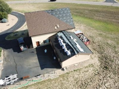 Newly Installed Roof Shingles